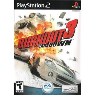 แผ่นเกมส์Ps2 -  Burnout 3 เกมส์แข่งรถ ชนกันสุดมันส์  เก็บปลายทางได้(Ps2)✅✅