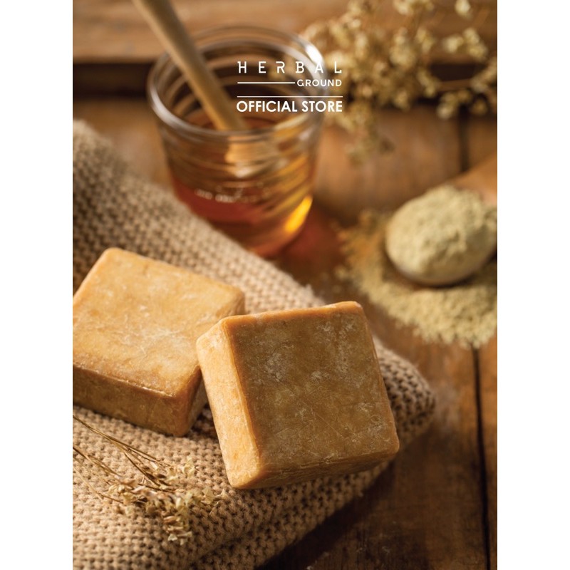 Herbal Ground สบู่ทานาคาน้ำผึ้ง Tanaka & Honey Soap