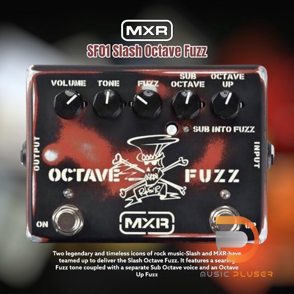 Jim Dunlop MXR SF01 Slash Octave Fuzz เอฟเฟคกีต้าร์ที่ได้รับความนิยมสูงสุด Made in USA ของแท้ ของใหม