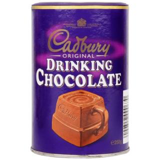 Cadbury Drinking Chocolate Powder แคดบูรี่เครื่องดื่มช็อกโกแลตผง (UK Imported) 250g.adbury Drinking Chocolate Powder แคด