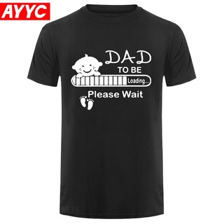 ใหม่ เสื้อยืดลําลอง แขนสั้น คอกลม พิมพ์ลาย Dad To Be Funny Expecting Baby Loading แฟชั่นฤดูร้อน สําหรับผู้ชาย 39;sS-5XL