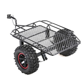 กรอบรถพ่วง โลหะ สําหรับรถไต่หินบังคับ 1/10 Traxxas TRX-4 TRX4 Axial SCX10 RC4WD D90 CC01