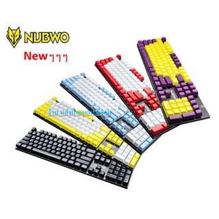 NUBWO ⚡️FLASH SALE⚡️ (ราคาพิเศษ) Newๆๆ X33 ALISTAR MECHANICAL GAMING KEYBOARD