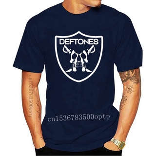 ขายดี เสื้อยืดลําลอง แขนสั้น พิมพ์ลาย Deftones Metal Band s HNhpic90KAdajg09 สไตล์คลาสสิก