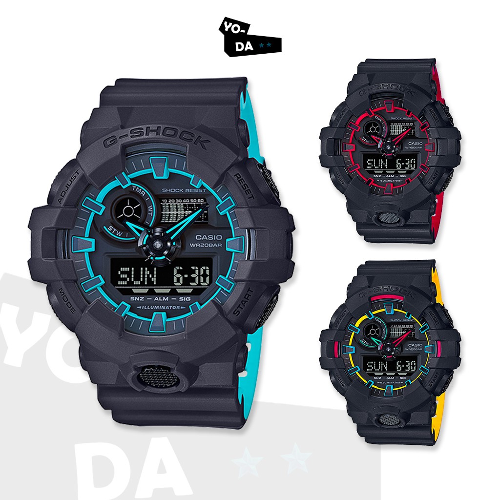 นาฬิกาข้อมือ Casio G-Shock รุ่น GA-700SE-1A2,GA-700SE-1A4,GA-700SE-1A9 'สินค้ารับประกัน CMG 1 ปี'