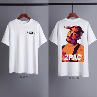 เสื้อวินเทจชาย - 2PAC TuPac บุคลิกภาพวินเทจแรงบันดาลใจเสื้อยืดหลวมเสื้อผ้าสําหรับผู้ชายเสื้อยืดขนาด