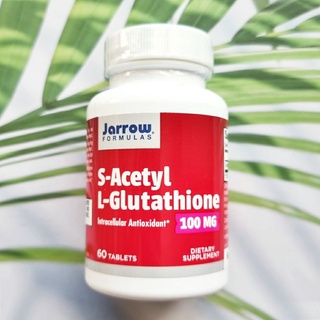 กลูตาไธโอน S-Acetyl L-Glutathione 100 mg 60 Tablets (Jarrow Formulas®) แอลกลูต้าไธโอน