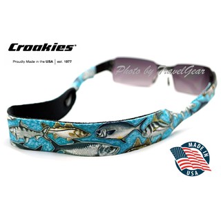 สายคล้องแว่น Croakies XL รุ่น Flats Aqua