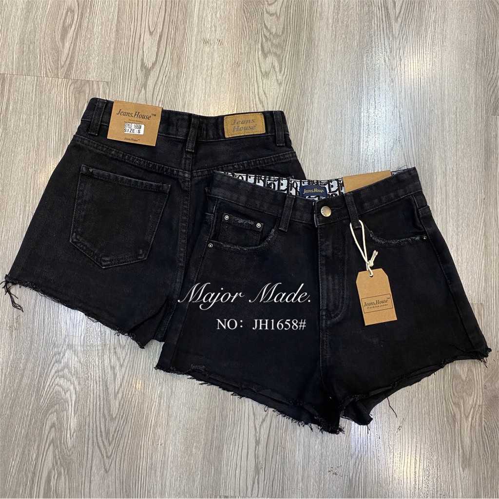 Jeans house Jeans กางเกงยีนส์ขาสั้น•JH1658•