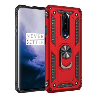 เคสโทรศัพท์มือถือ PC แข็ง กันกระแทก พร้อมแหวนนิ้ว หลากสี สําหรับ OnePlus 7 Pro 1+7 Pro