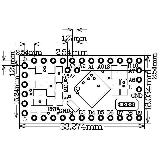 Arduino Pro Mini ATMEGA328 16Mhz สเปค UNO R3 ขนาดเล็ก - รูปที่ 3