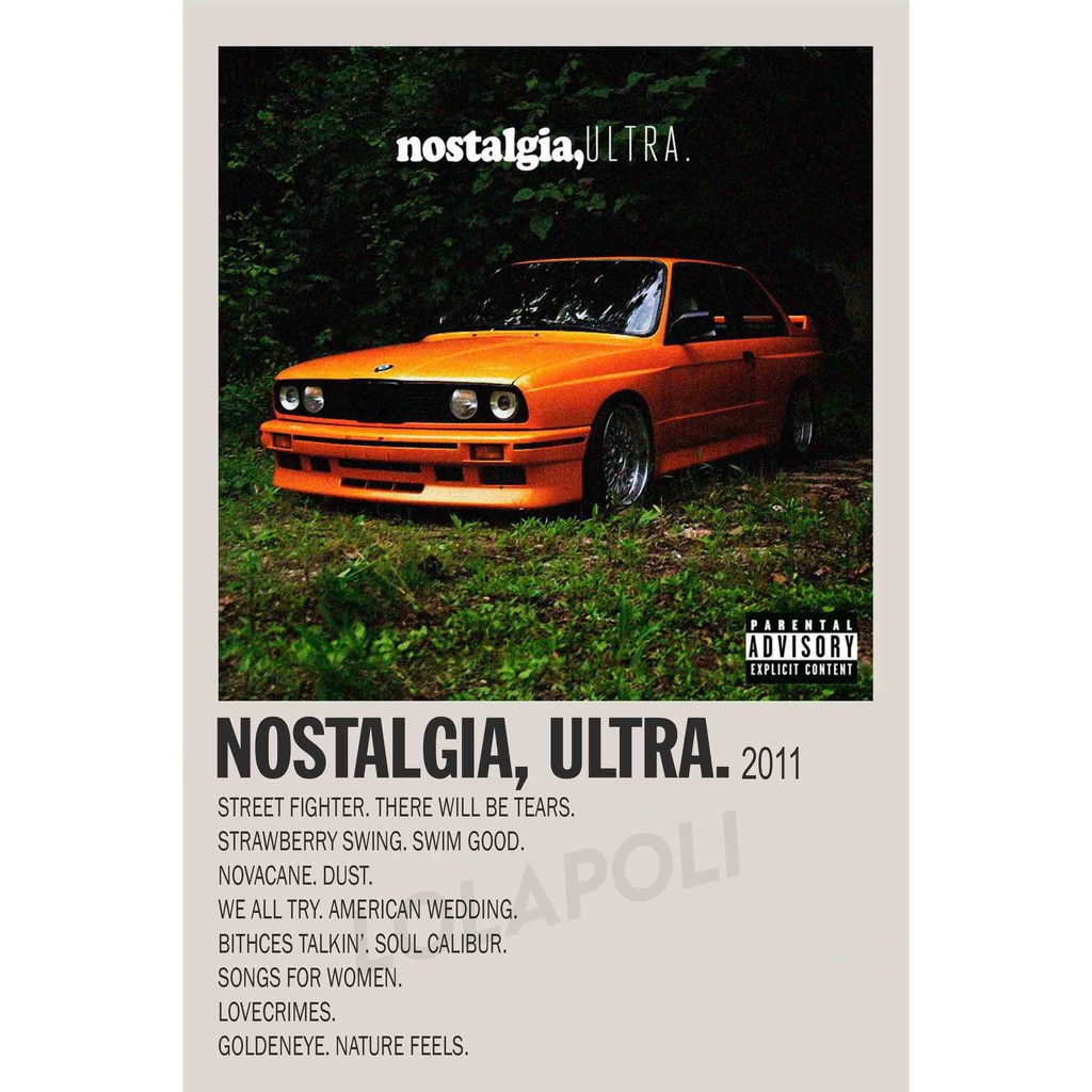 โปสเตอร์ปกอัลบั้ม Nostalgia พิเศษ - Frank Ocean