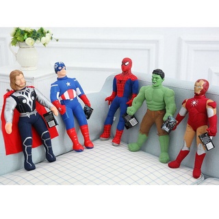 Marvel Series Avengers ตุ๊กตา Spiderman Star Wars ของเล่นตุ๊กตาภาพยนตร์อุปกรณ์ต่อพ่วง Creative Toys