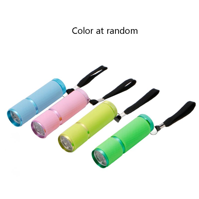 Kiss Portable Flash-Curing Nails Light Works สําหรับเล็บเจลโพลีเจล 9 LED