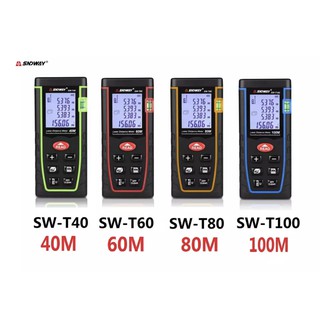 พร้อมส่งจากไทย SNDWAY SW-T100M 80M 60M 40M  เลเซอร์ Rangefinder ดิจิตอล เลเซอร์วัดระยะทางอิเล็กทรอนิกส์ระดับไม้บรรทั