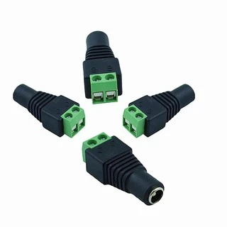 แจ็ค DC Jack ตัวผู้ ตัวเมีย Connector 5คู่ (10ชิ้น) แจ๊คชาย หญิง 5.5*2.1mm กล้องวงจรปิด CCTV