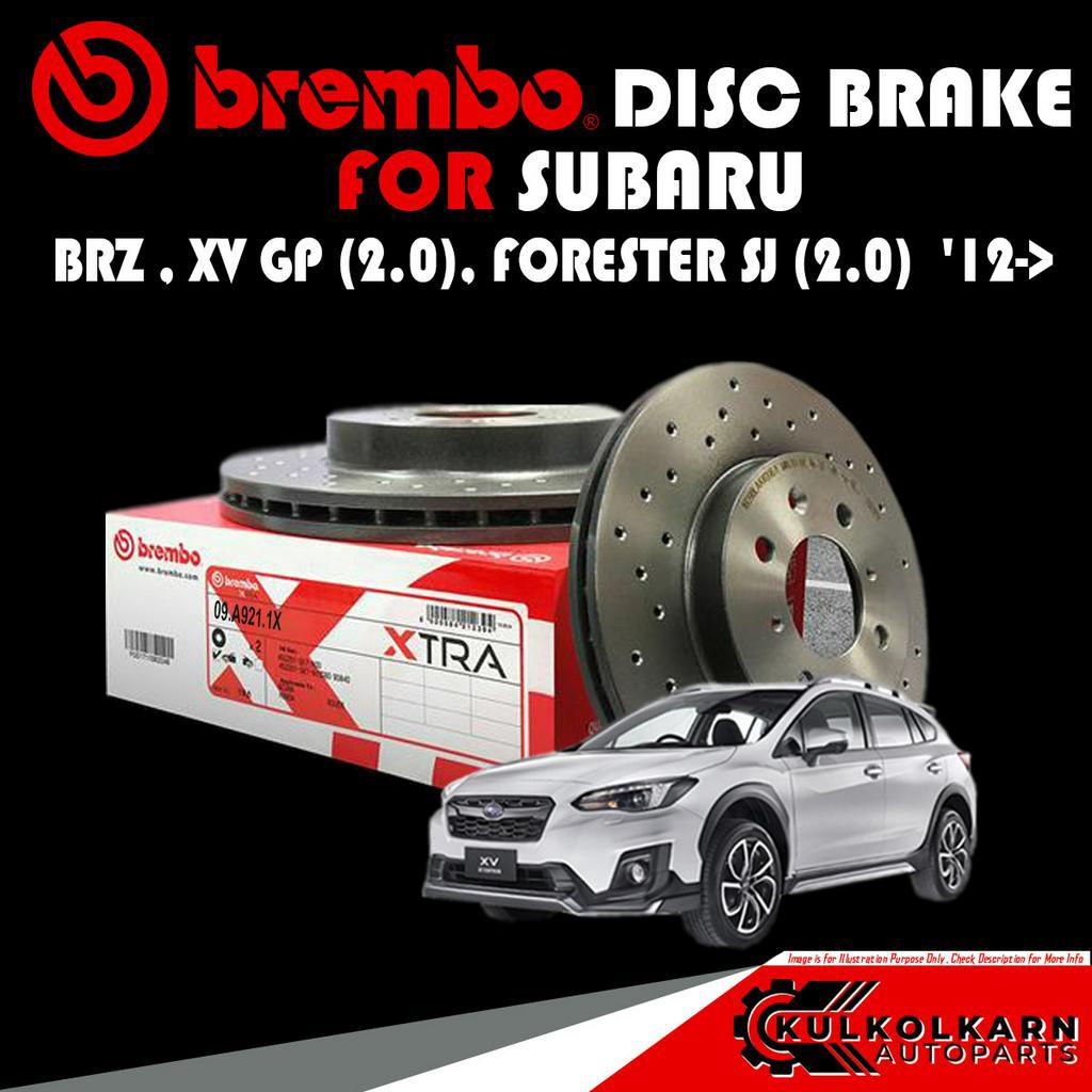 จานเบรก SUBARU  BRZ , XV GP (2.0), FORESTER SJ (2.0) (HC) Dimple blind holes  12-> (D09 A921 1X)(D09