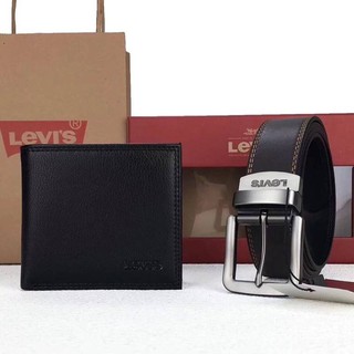 ซื้อ1ได้ถึง2ใบ! LEVI’S REAL LEATHER BELT &amp; WALLET VALUE PACK เซทสุดคุ้ม!