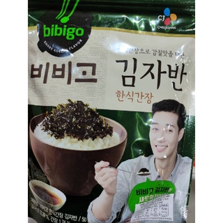 CJ BIBIGO Kimjaban Soy Sauce 50g สาหร่ายโรยข้าวอบแห้ง ปรุงรส  รสซีอิ๊ว