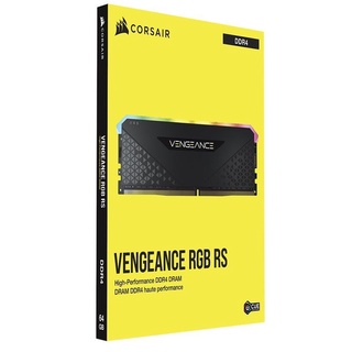 CORSAIR VENGEANCE RGB RS 16GB (2 x 8GB) DDR4 3600MHz C18 - Black CMG16GX4M2D3600C18