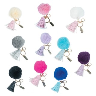 พวงกุญแจขนปุย Plush Tassel Charm