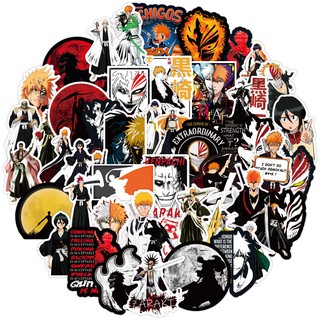 Y&amp;P| BLEACH ชุดสติ๊กเกอร์กราฟฟิตีกันน้ำ, 50 ชิ้น