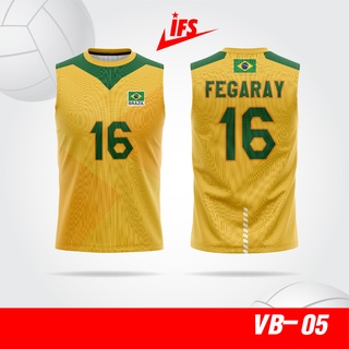 เสื้อวอลเลย์บอลทีมชาติบราซิลFEGARAY