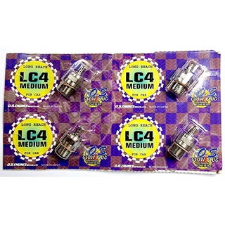 หัวเทียน O.S LC4 Long Reach Medium ใช้กับรถ 21TM หัวเทียน รถ (ราคาต่อ1ชิ้น)