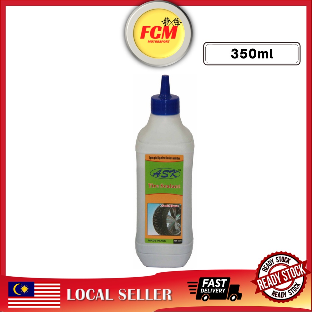 ASK ANTI-RUST TIRE SEALER ซีลยาง GUM TIRE ANTI KEBOCORAN TAYAR TAYAR TUBELESS [350ML]