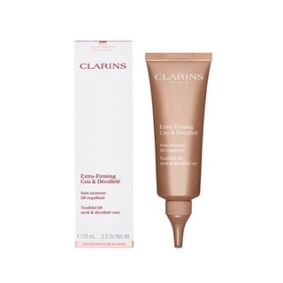 Clarins ครีมกระชับลำคอ Rejuvenating 75ml ยกกระชับ ลดเลือนริ้วรอยที่คอ ต่อต้านริ้วรอย เต่งตึง       Clarins Renewing and Firming Neck Cream 75ml