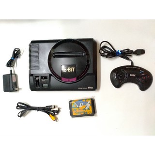 Sega Megadrive แท้ Japan ไฟ220V เครื่อง16Bit เสียบตลับพร้อมเกมตลับโซนิค