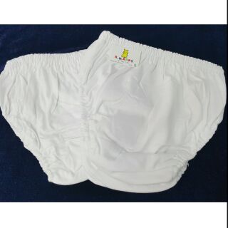 (แพ็ค6,12ตัว) 💖👧🏼 กางเกงในเด็กผู้หญิง สีขาวล้วน / คละสี Cott…