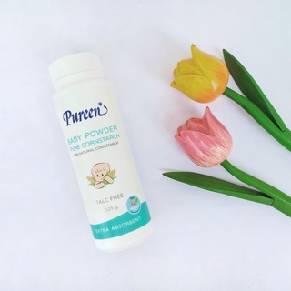 Pureen แป้งข้าวโพดเด็ก แป้งโรยตัวสำหรับเด็ก ป้องกันการเป็นภูมิแพ้ของลูกน้อย