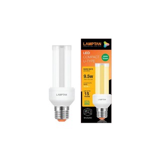 หลอด LED COMPACT U-Type 9.5W WARM WHITE E27 LAMPTAN | LAMPTAN | LED U-TYPE 9.5 W WW หลอดไฟ LED หลอดไฟ โคมไฟส่องสว่างและพ