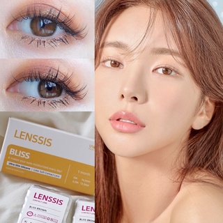 คอนแทคเลนส์เกาหลี LENSSIS BLISS BROWN ราย 1 เดือน