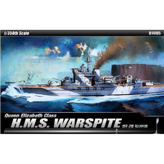 โมเดลประกอบ Academy Model 1/350 AC14105 QUEEN ELIZZBETH CLASS H.M.S.WARSPITE