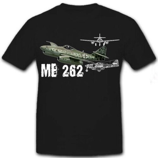 เสื้อยืดผ้าฝ้ายพิมพ์ลายแฟชั่นMe-262 ใหม่ เสื้อยืดคอกลม แขนสั้น ผ้าฝ้าย ลายนักสู้ แฟชั่นฤดูร้อน สําหรับผู้ชาย OQHF