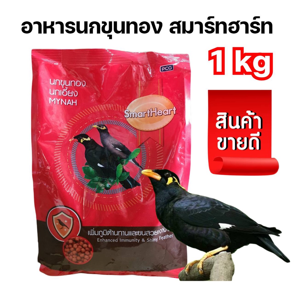 [1kg] อาหารนกขุนทอง นกเอี้ยง 1 กิโลกรัม