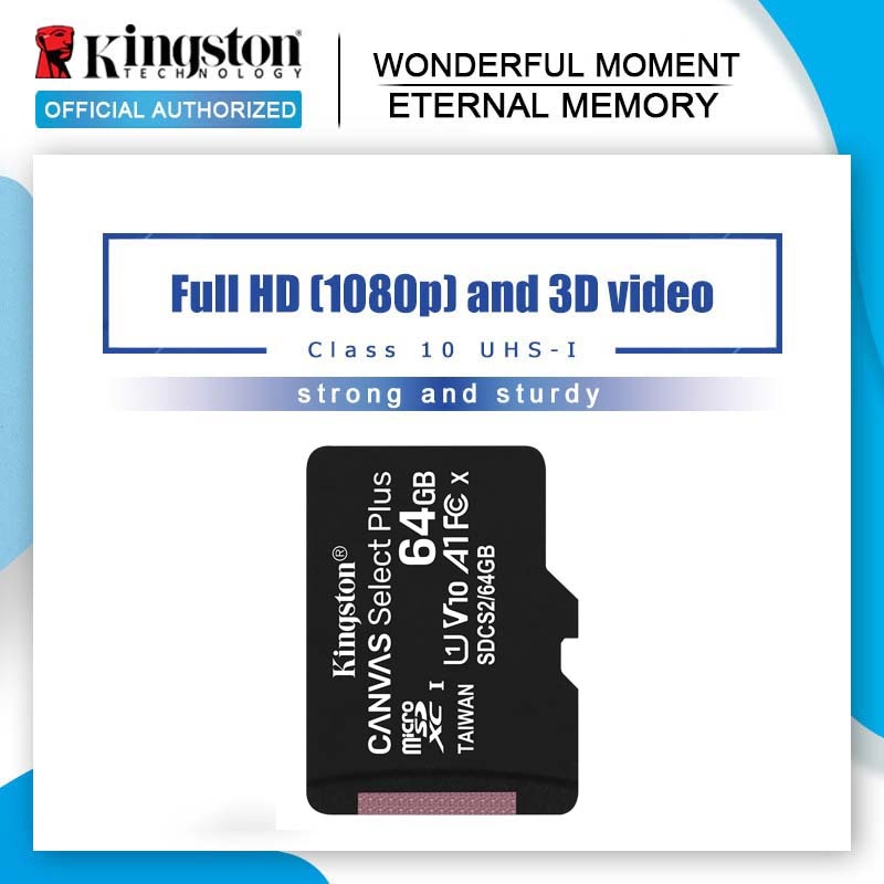 Kingston mini Memory Card C10 Micro SD Card 16GB 32GB 64GB 128GB Class