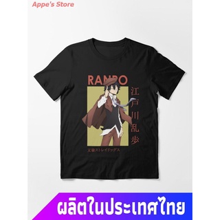 Appes Store COD BSD Bungou Stray Dogs Ranpo Edogawa Bungou Stray Dogs Card Anime Essential T-Shirt เสื้อยืดพิมพ์ลาย เสื