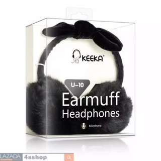 ส่งด่วนๆ✅ Keeka U10หูฟังครอบหูแฟชันน่ารักแถบคาดศีรษะEarmuff headphones