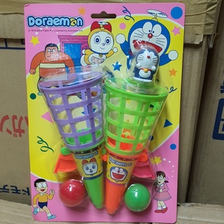 Doraemon Colorful Toys Mini Spring Bucket ของเล่นโดราเอม่อน สปริงบอล