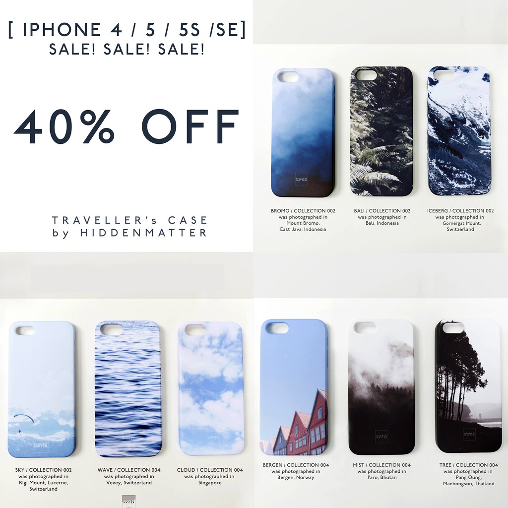 ลด 50% เหลือ 390.- !!! / TRAVELLER'S CASE / *IPHONE 4, 5, 5S, SE (เคสไอโฟน)