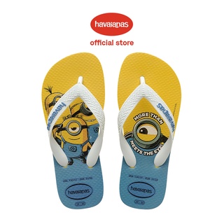 Havaianas รองเท้าแตะ ลายมินเนี่ยน สีฟ้า สําหรับเด็ก