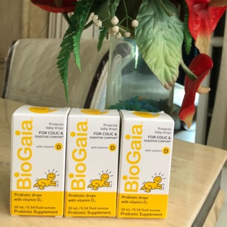 ฉลากใหม่ BioGaia ProTectis Baby Probiotic โพรไบโอติก Drops for Colic &amp; Digestive 10ml หรือแบบผง