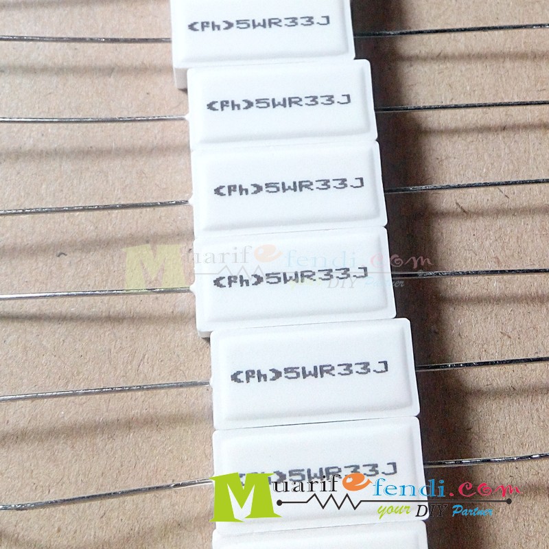 5 WATT RESISTOR 0.22-0.47 PH Philips