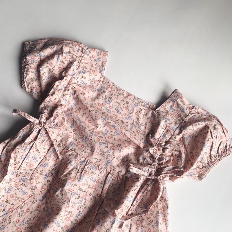 Kalebaby - JIYEON Ruched Dress - ชุดเด็กสไตล์เกาหลี