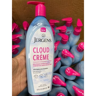 Jergens Cloud Creme with Hyaluronic Complex, Non-Greasy Breathable Hydration Body Lotion 384ml.