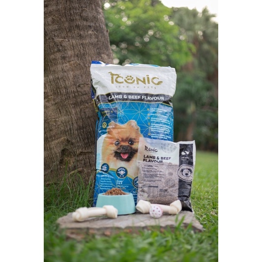 ICONIC DOG LAMB AND BEEF 15 KILOGRAM • อาหารสุนัขพันธุ์เล็ก รสแกะและเนื้อ กระสอบฟ้า 15 กิโลกรัม - รูปที่ 5