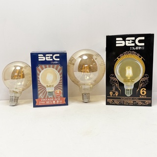 BEC หลอดไฟ LED วินเทจ Vintage Warmlight แสงสีวอร์ม 4W 6W E27